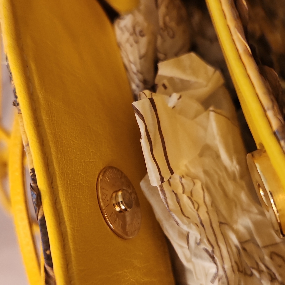 New No Tags Python Carlos Falchi Bag - image 3